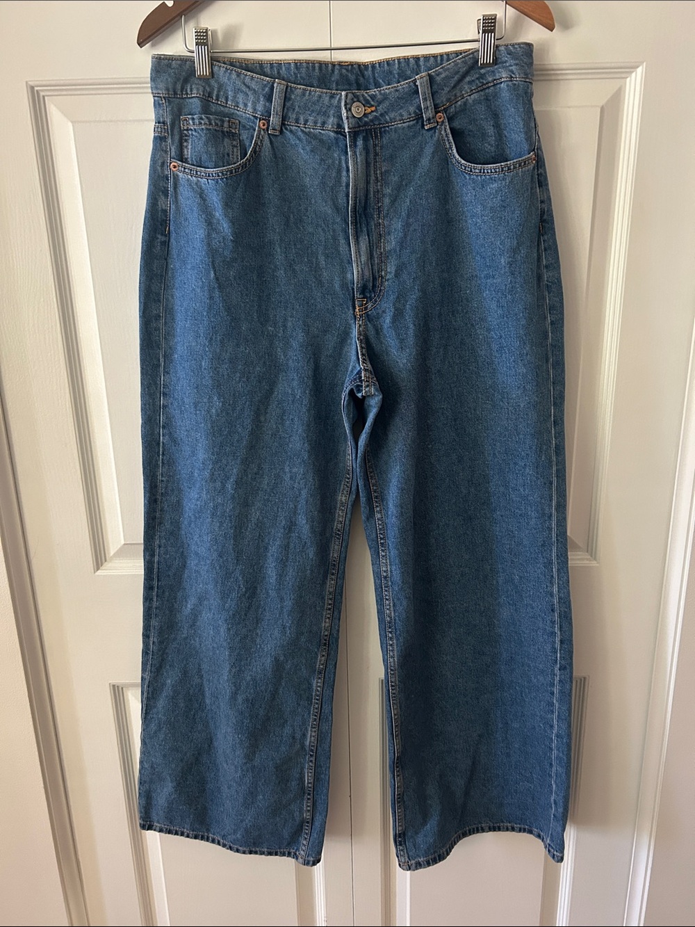 H&M Divided Wide Leg Jeans Sz 12